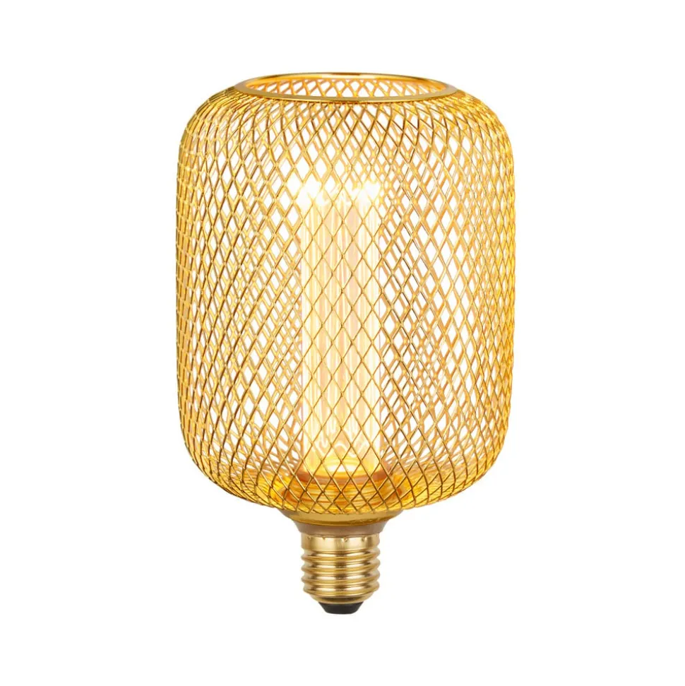 LED lamp E27 Mesh 3,5W 1.800K goud
