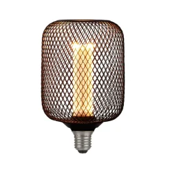LED lamp E27 Mesh 3,5W 1.800K zwart