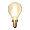 LED lamp E14 P45 filament 1,5W 2.100 K 120 Lumen