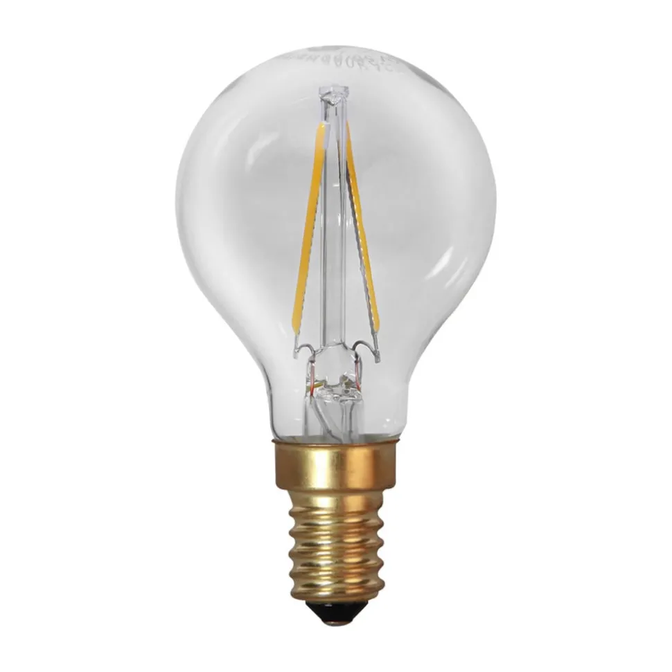 LED lamp E14 P45 filament 1,5W 2.100 K 120 Lumen