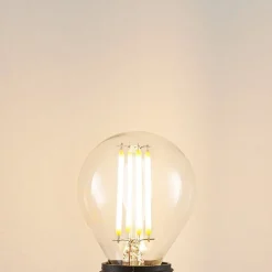 LED lamp E14 P45, 4W, helder, 2.700K, dimbaar, set van 2