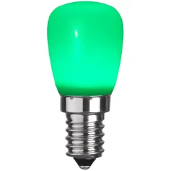 LED lamp E14 ST26 van kunststof, groen
