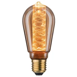 LED lamp E27 ST64 4W Binnengloed spiraalpatroon