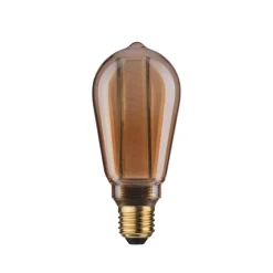 LED lamp E27 ST64 4W Binnengloed spiraalpatroon