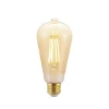 LED lamp E27 ST64 6,5W 2.500K amber 3-step-dimmer
