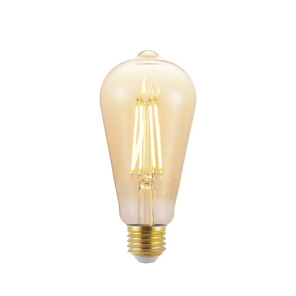 LED lamp E27 ST64 6,5W 2.500K amber 3-step-dimmer