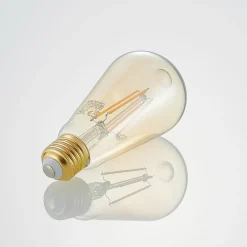 LED lamp E27 ST64 6,5W 2.500K amber 3-step-dimmer