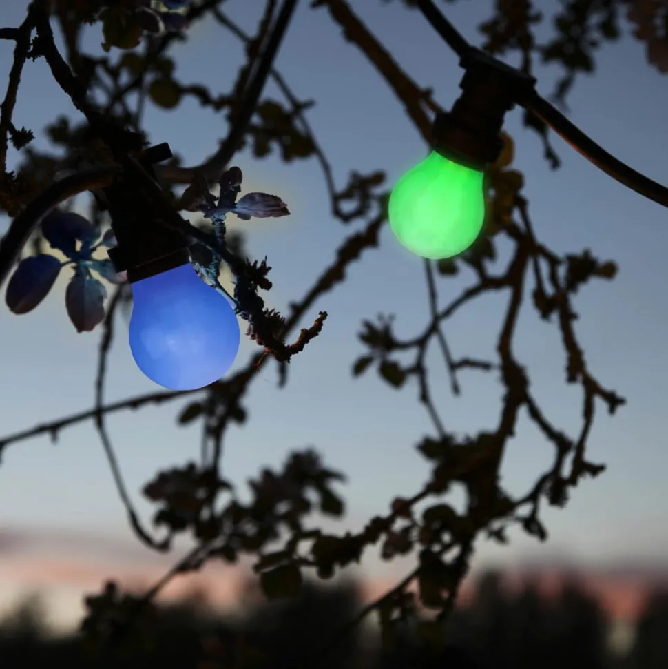 LED lamp E27 voor lichtkettingen, breukvast, blauw