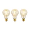 LED lamp E27 6,5W 825 amber 3-Step-dimmer 3/set
