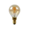LED lamp E14 3W druppel amber 2.200K dimbaar