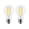 LED lamp E27 7W filament dimbaar CCT Tuya 2/set