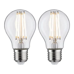 LED lamp E27 7W filament 2.700K helder 2-pak