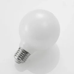 LED lamp E27 4W G80 2.700K dimbaar, opaal