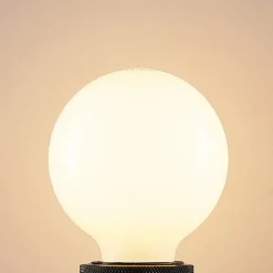 LED lamp E27 4W G80 2.700K dimbaar, opaal