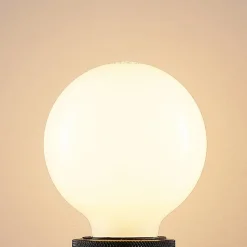 LED lamp E27 4W G80 2.700K dimbaar opaal 2 per set