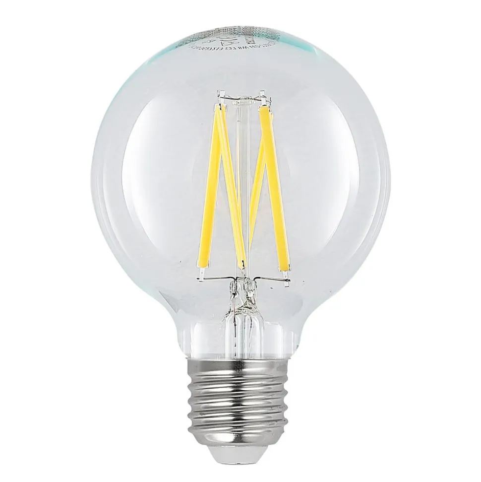 LED lamp E27 8W G80 2.700K filament dimbaar helder