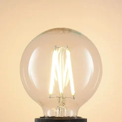 LED lamp E27 8W G80 2.700K filament dimbaar helder