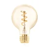 LED lamp E27 4W G60 2.000K Filament amber dimbaar