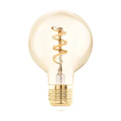 LED lamp E27 4W G60 2.000K Filament amber dimbaar