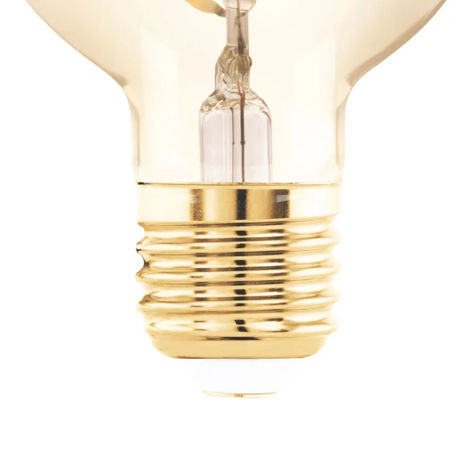 LED lamp E27 4W G60 2.000K Filament amber dimbaar