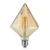 LED lamp E27 4W 2.700K Diamant amber
