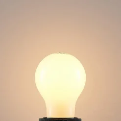 LED lamp E27 4W 2.700K dimbaar, opaal 3 per set