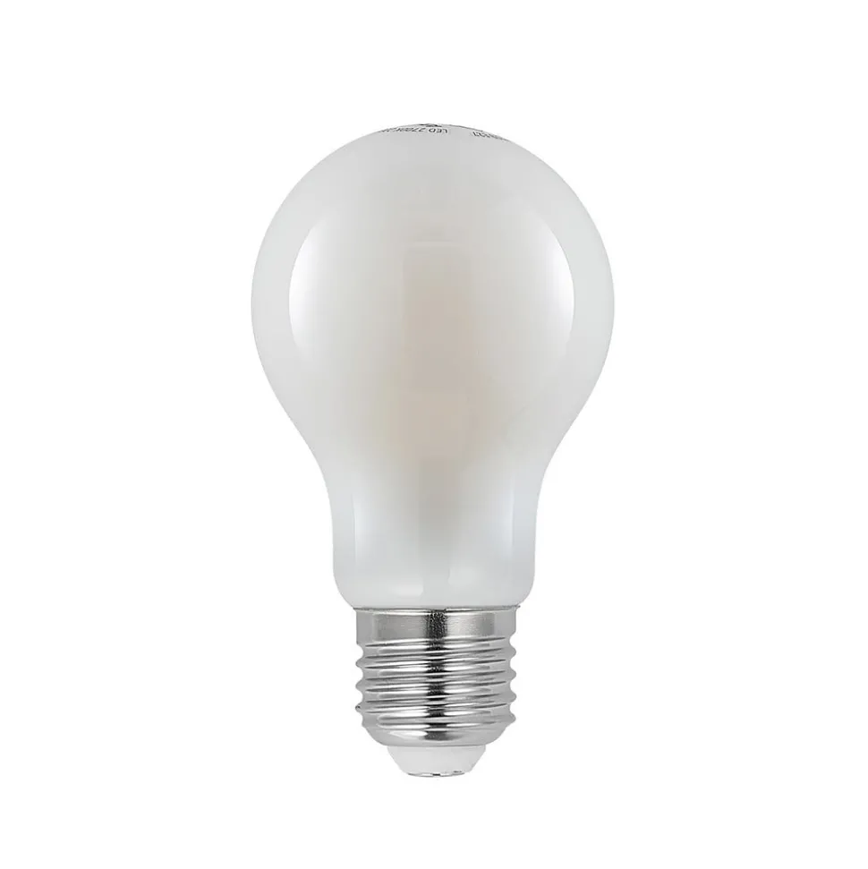 LED lamp E27 4W 2.700K dimbaar, opaal 2 per set