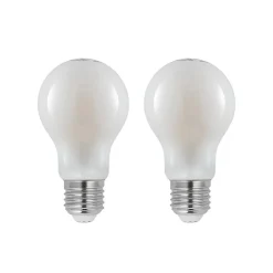 LED lamp E27 8W 2.700K dimbaar opaal 2 per set