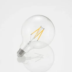 LED lamp E27 8W 2.700K G125 bollamp filament