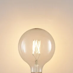 LED lamp E27 8W 2.700K G125 bollamp filament