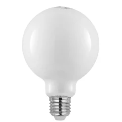 LED lamp E27 4W 2.700K G95 bollamp dimbaar, opaal