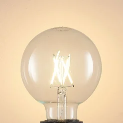 LED lamp E27 4W 2.700K G95 bollamp filament