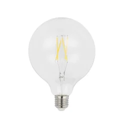 LED lamp E27 6W 2.700K G125 bollamp filament