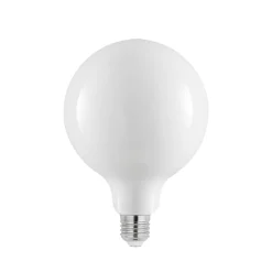 LED lamp E27 6W 2.700K G125 bollamp dimbaar, opaal