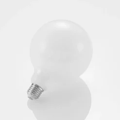 LED lamp E27 6W 2.700K G125 bollamp dimbaar, opaal