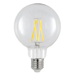 LED lamp E27 8W 2.700K G95 bollamp filament