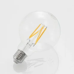 LED lamp E27 8W 2.700K G95 bollamp filament