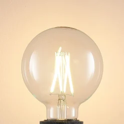 LED lamp E27 8W 2.700K G95 bollamp filament