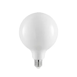 LED lamp E27 6W 2.700K G125 dimbaar opaal 2/set