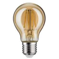 LED lamp E27 6,5W 2.500K goud