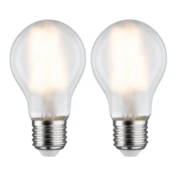 LED lamp E27 7W 2.700K mat 2-pak