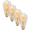 LED lamp E27 4W 320lm warmwit dimbaar per 4-set