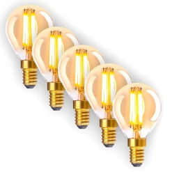 LED lamp E14 3,9W 313lm warmwit dimbaar per 5-set