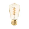 LED lamp E27 4W ST48 2.000K Filament amber dimbaar