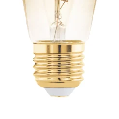 LED lamp E27 4W ST48 2.000K Filament amber dimbaar