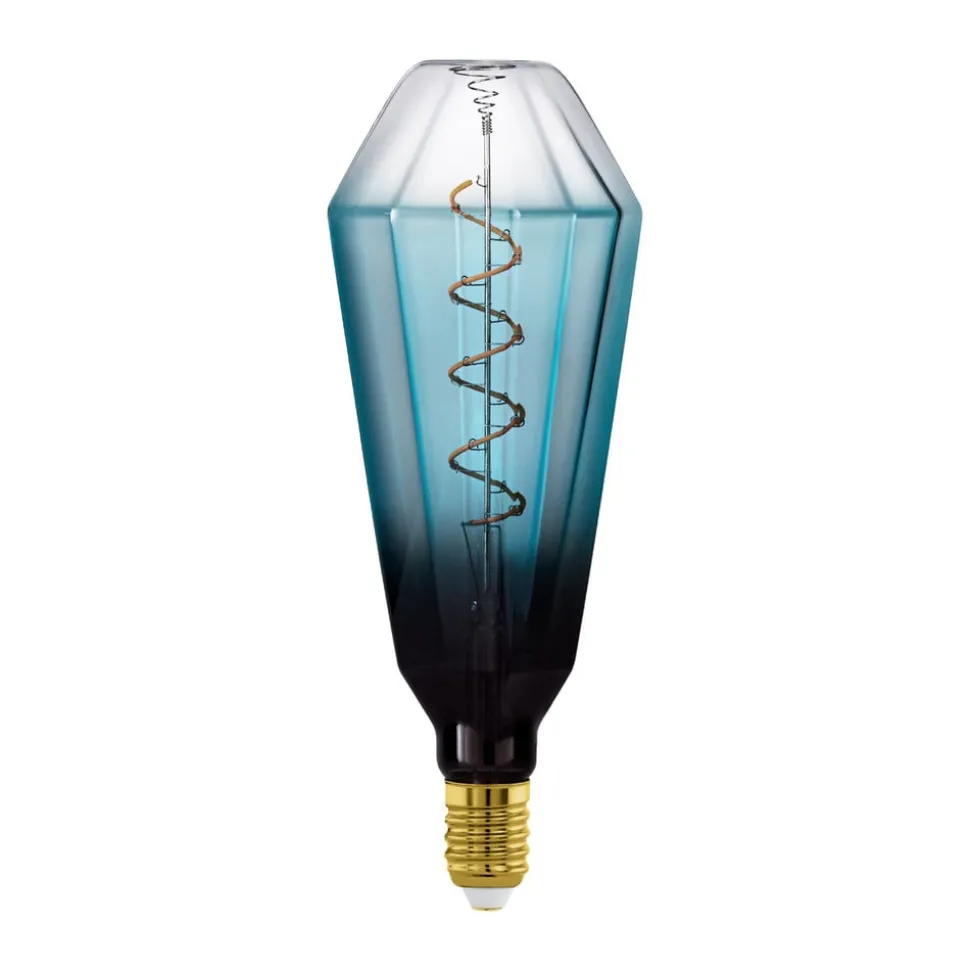 LED lamp E27 4W T100 2.000K filament blauw dimbaar