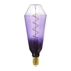 LED lamp E27 4W T100 1.800K Filament paars dimbaar
