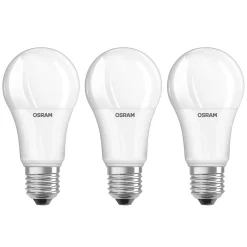 LED lamp E27 13W, universeel wit, 3 per-set