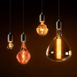 LED lamp Giant Ball E27 4W 918 dimbaar koper-metaal.