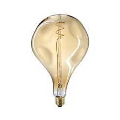 LED lamp Giant Drop E27 5W Filament 918 dimbaar goud